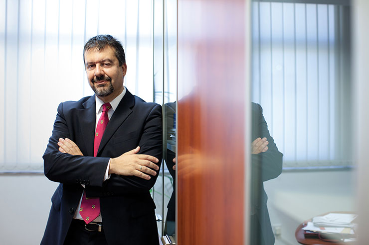 Portrait photo of UNIC Rector, Professor Philippos Pouyioutas
