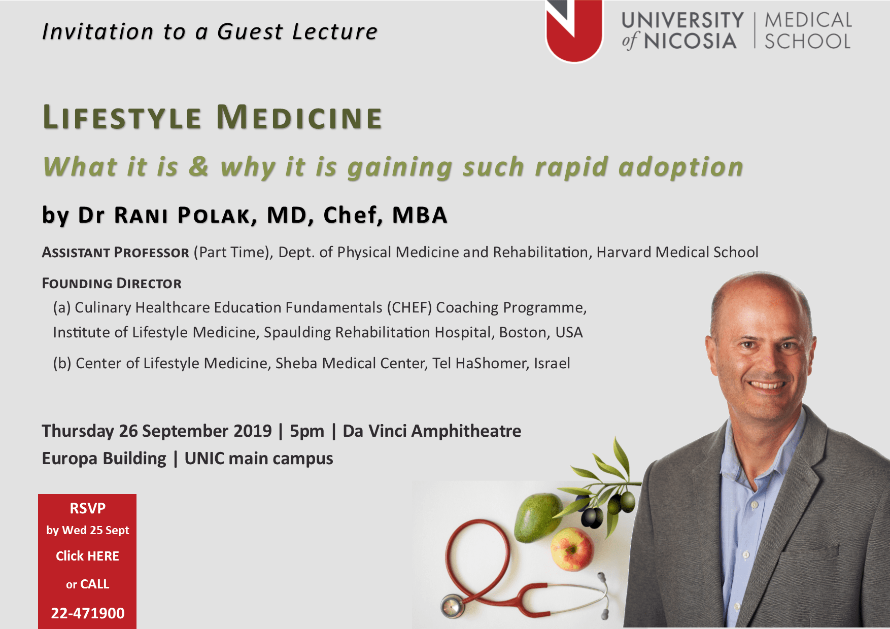 Guest Lecture: Lifestyle Medicine | What it is and Why it is gaining ...